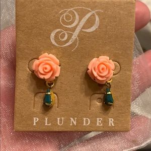 Plunder Rose Stud Earrings